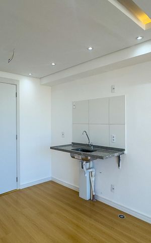 Apartamento à venda com 37m², 2 quartos e sem vagaSala, Cozinha e Área de Serviço