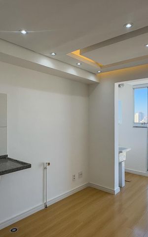 Apartamento à venda com 37m², 2 quartos e sem vagaSala, Cozinha e Área de Serviço