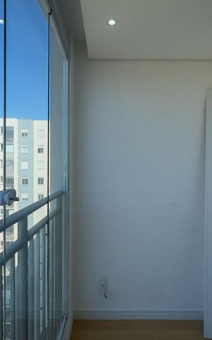 Apartamento à venda com 37m², 2 quartos e sem vagaSacada