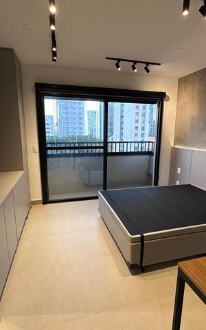 Apartamento para alugar com 25m², 1 quarto e sem vaga Apartamento para alugar com 25m², 1 quarto e sem vagaSala/Quarto
