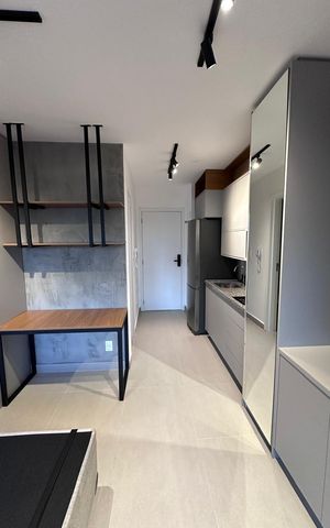 Apartamento para alugar com 25m², 1 quarto e sem vaga Apartamento para alugar com 25m², 1 quarto e sem vagaCozinha