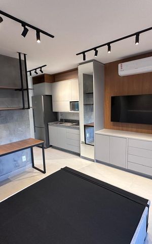 Apartamento para alugar com 25m², 1 quarto e sem vaga Apartamento para alugar com 25m², 1 quarto e sem vagaSala/Quarto
