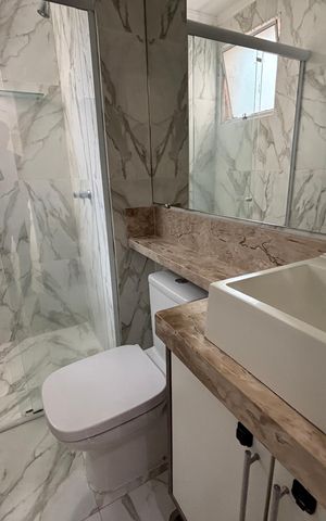 Apartamento para alugar com 50m², 2 quartos e 1 vaga Apartamento para alugar com 50m², 2 quartos e 1 vagaBanheiro