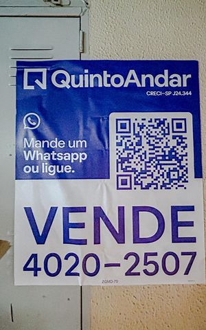 Studio à venda com 28m², 1 quarto e sem vagaPlaquinha