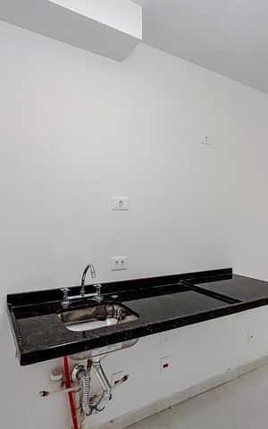 Studio à venda com 28m², 1 quarto e sem vagaCozinha