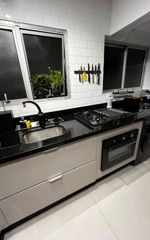 Apartamento à venda com 56m², 1 quarto e 1 vaga Apartamento à venda com 56m², 1 quarto e 1 vagaCozinha