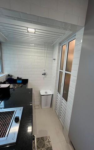 Apartamento à venda com 56m², 1 quarto e 1 vaga Apartamento à venda com 56m², 1 quarto e 1 vagaÁrea de serviço