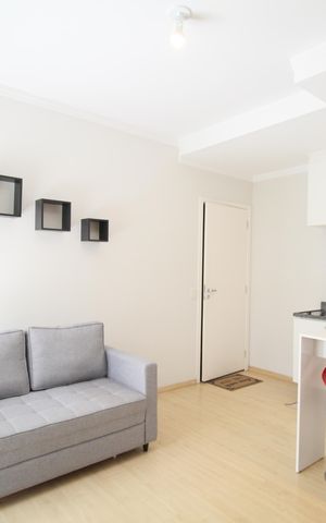 Studio para alugar com 32m², 1 quarto e 1 vagaSala/Cozinha
