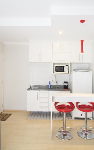 Studio para alugar com 32m², 1 quarto e 1 vagaSala/Cozinha