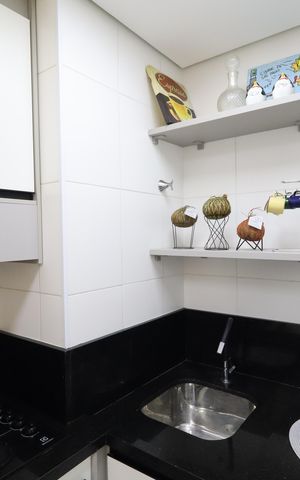 Apartamento para alugar com 37m², 1 quarto e sem vagaCozinha e Área de Serviço
