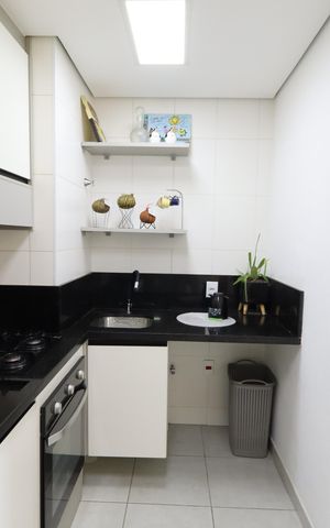 Apartamento para alugar com 37m², 1 quarto e sem vagaCozinha e Área de Serviço