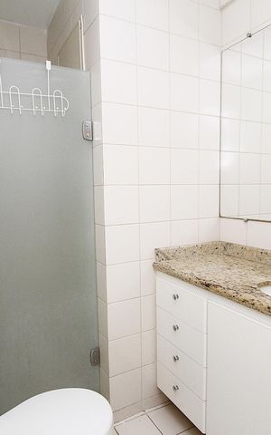 Apartamento para alugar com 86m², 3 quartos e 2 vagasBanheiro Social