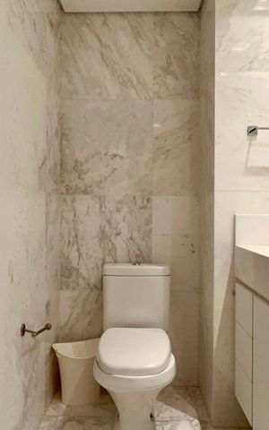 Apartamento à venda com 78m², 1 quarto e 2 vagasBanheiro da Suíte
