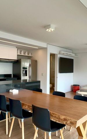 Apartamento à venda com 78m², 1 quarto e 2 vagasSala de Jantar