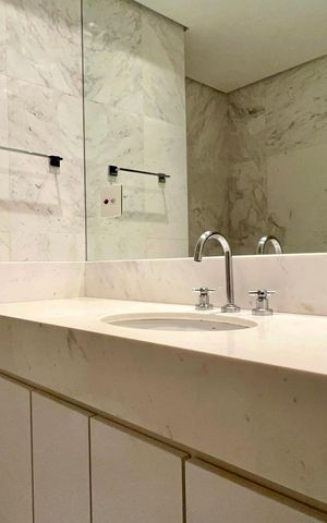 Apartamento à venda com 78m², 1 quarto e 2 vagasBanheiro da Suíte