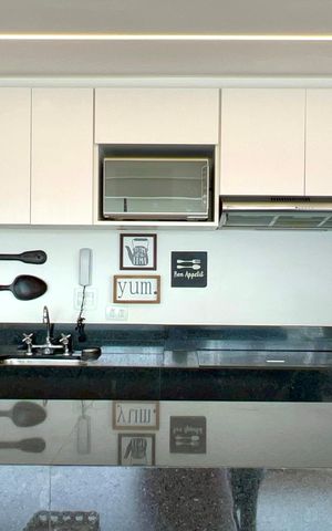 Apartamento à venda com 78m², 1 quarto e 2 vagasCozinha