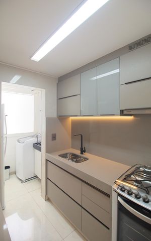 Apartamento à venda com 69m², 3 quartos e 1 vagaCozinha e Área de Serviço