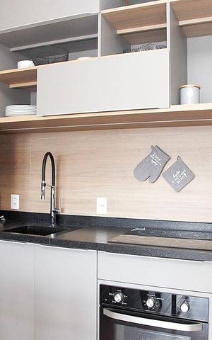 Studio à venda com 67m², 1 quarto e 2 vagasStudio - Detalhe Cozinha