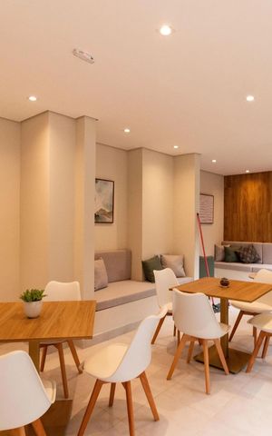 Apartamento à venda com 32m², 2 quartos e sem vaga Apartamento à venda com 32m², 2 quartos e sem vagaÁrea comum - Salão de festas