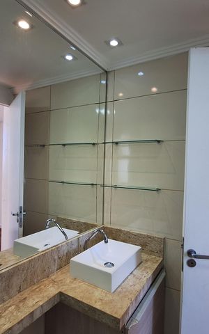 Apartamento para alugar com 64m², 3 quartos e 1 vaga Apartamento para alugar com 64m², 3 quartos e 1 vagaBanheiro da Suíte