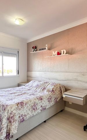 Apartamento à venda com 72m², 3 quartos e 1 vaga Apartamento à venda com 72m², 3 quartos e 1 vagaQuarto 3