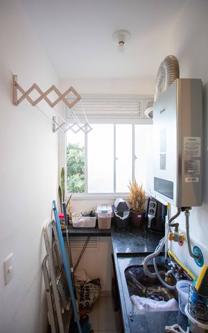 Apartamento para alugar com 37m², 2 quartos e 1 vagaÁrea de Serviço