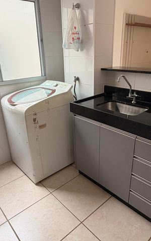 Apartamento para alugar com 43m², 2 quartos e 2 vagasCozinha e Área de Serviço