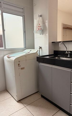 Apartamento para alugar com 43m², 2 quartos e 2 vagasCozinha e Área de Serviço