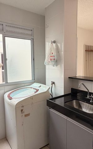 Apartamento para alugar com 43m², 2 quartos e 2 vagasCozinha e Área de Serviço