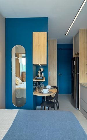 Studio para alugar com 26m², 1 quarto e sem vagaStudio