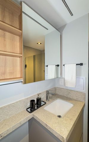 Studio para alugar com 26m², 1 quarto e sem vagaBanheiro