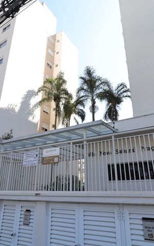 Apartamento para alugar com 61m², 2 quartos e 1 vagaFachada e portaria