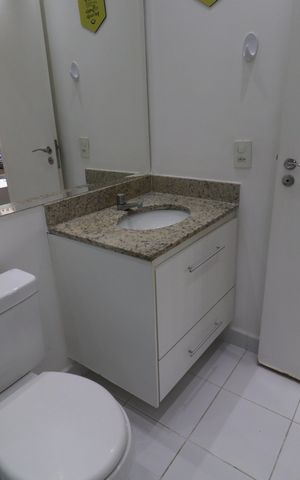 Apartamento para alugar com 61m², 2 quartos e 1 vagaBanheiro