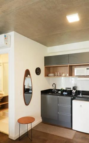 Apartamento à venda com 33m², 1 quarto e sem vaga Apartamento à venda com 33m², 1 quarto e sem vagaCozinha