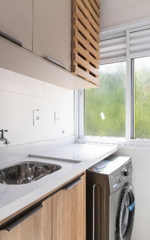Apartamento à venda com 58m², 2 quartos e 1 vaga Apartamento à venda com 58m², 2 quartos e 1 vagaÁrea de serviço