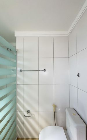 Apartamento à venda com 147m², 3 quartos e 3 vagasBanheiro da Suíte 1