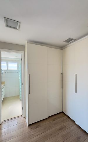 Apartamento à venda com 147m², 3 quartos e 3 vagasCloset da suíte