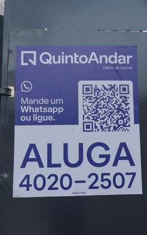 Casa para alugar com 70m², 1 quarto e 2 vagasPlaca