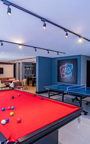 Apartamento para alugar com 152m², 3 quartos e 3 vagas Apartamento para alugar com 152m², 3 quartos e 3 vagasSalão de jogos