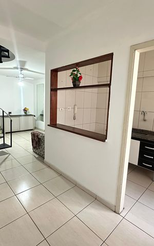 Apartamento para alugar com 60m², 1 quarto e 1 vaga Apartamento para alugar com 60m², 1 quarto e 1 vagaSala