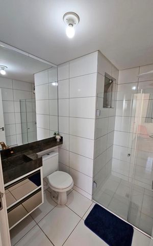 Apartamento para alugar com 51m², 2 quartos e 1 vaga Apartamento para alugar com 51m², 2 quartos e 1 vagaBanheiro