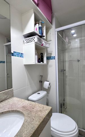 Apartamento à venda com 138m², 3 quartos e 2 vagas Apartamento à venda com 138m², 3 quartos e 2 vagasBanheiro Social