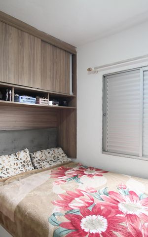 Apartamento à venda com 59m², 2 quartos e 1 vagaQuarto 2