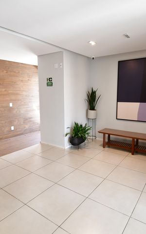 Apartamento para alugar com 57m², 2 quartos e 1 vagaHall social