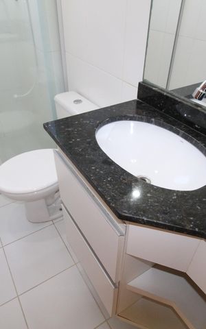 Apartamento para alugar com 70m², 2 quartos e 1 vagaBanheiro da Suíte