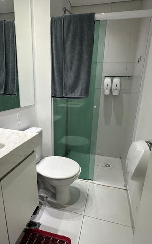 Apartamento à venda com 26m², 1 quarto e 1 vaga Apartamento à venda com 26m², 1 quarto e 1 vagaBanheiro