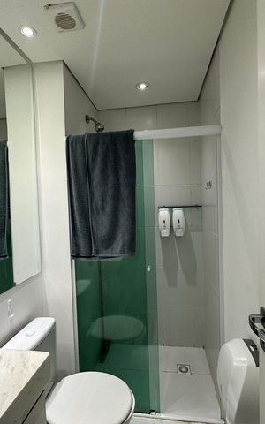 Apartamento à venda com 26m², 1 quarto e 1 vaga Apartamento à venda com 26m², 1 quarto e 1 vagaBanheiro