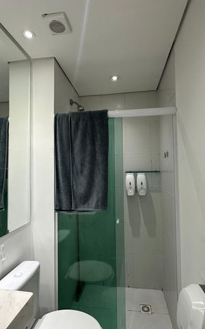 Apartamento à venda com 26m², 1 quarto e 1 vaga Apartamento à venda com 26m², 1 quarto e 1 vagaBanheiro