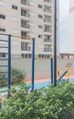 Apartamento à venda com 46m², 1 quarto e 1 vaga Apartamento à venda com 46m², 1 quarto e 1 vagaÁrea externa