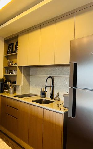 Studio à venda com 46m², 1 quarto e 1 vaga